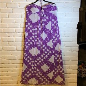 BCBG Tie Dye Maxi Dress